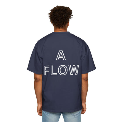 A FLOW T-Shirts midnight blauw dubbel