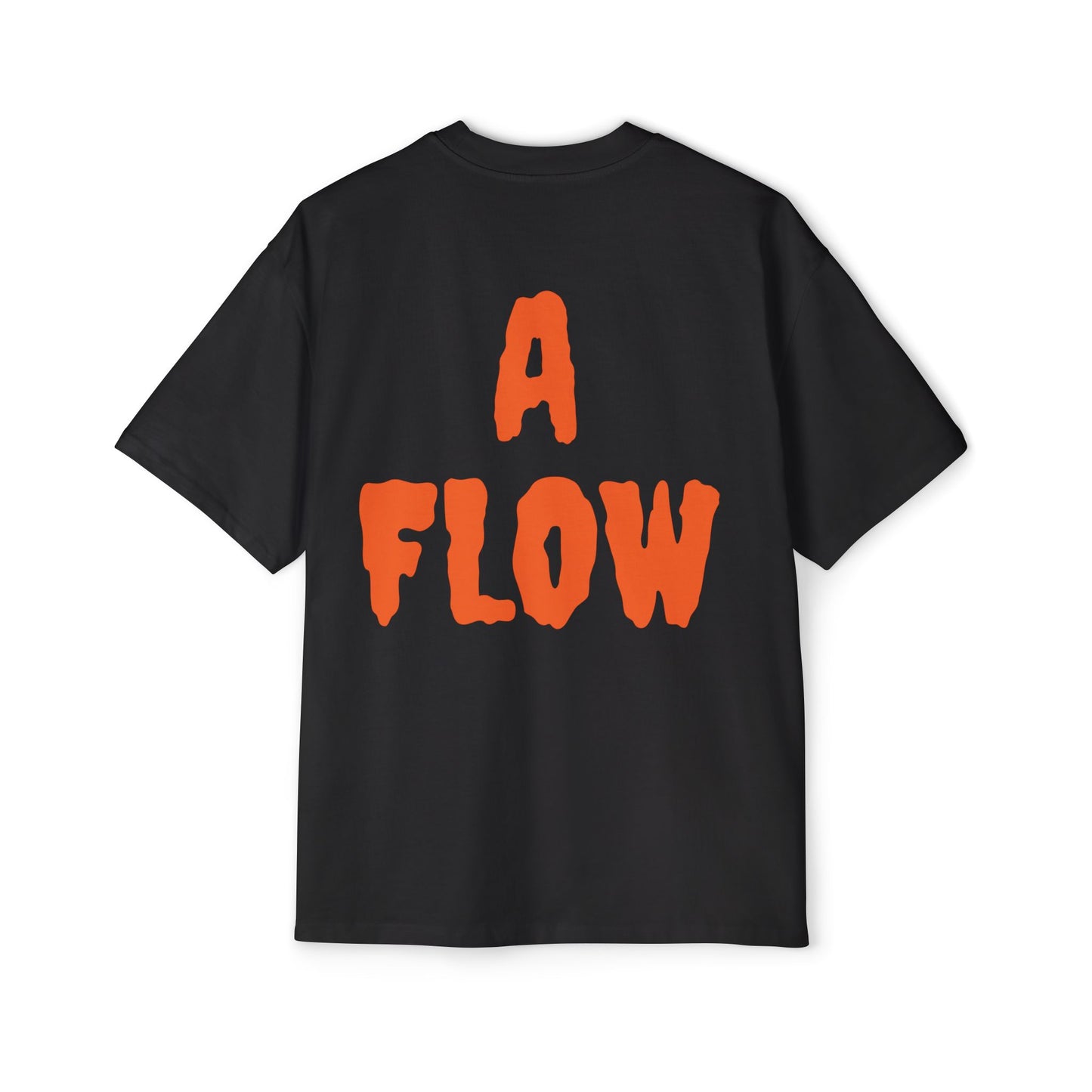 A FLOW basic zwart oranje