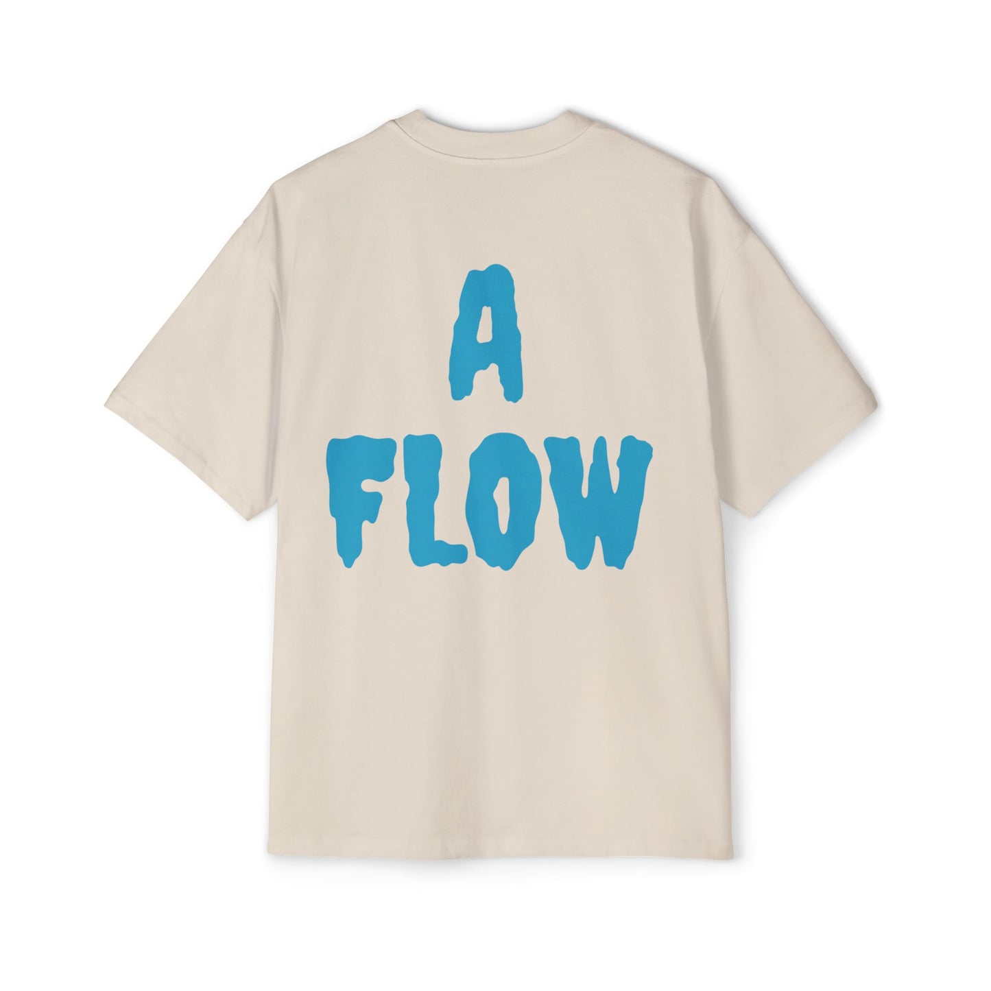 A FLOW basic beige blauw