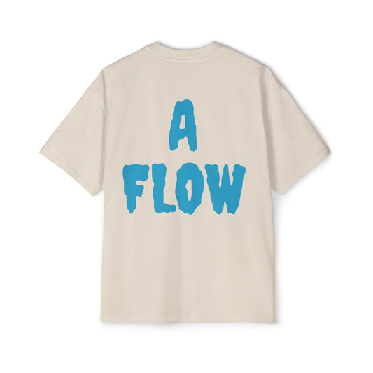 A FLOW basic beige blauw