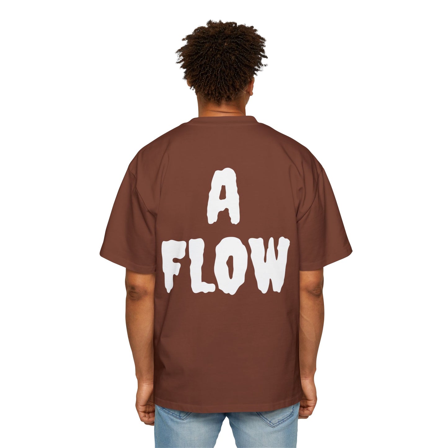 A FLOW T-Shirt Bordeaux rood