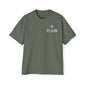 A FLOW T-Shirts groen dubbel