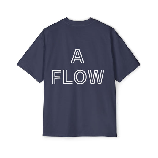 A FLOW T-Shirts midnight blauw dubbel