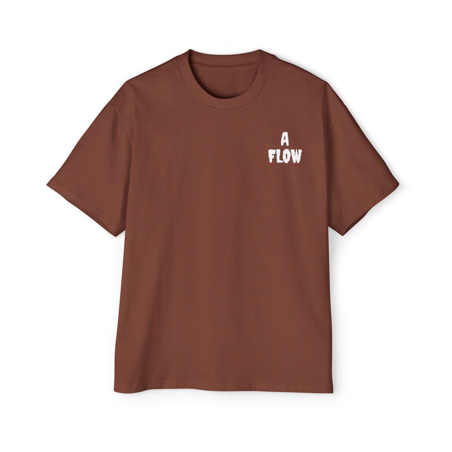 A FLOW T-Shirt Bordeaux rood