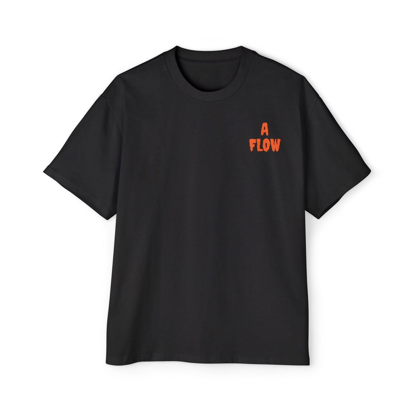 A FLOW basic zwart oranje