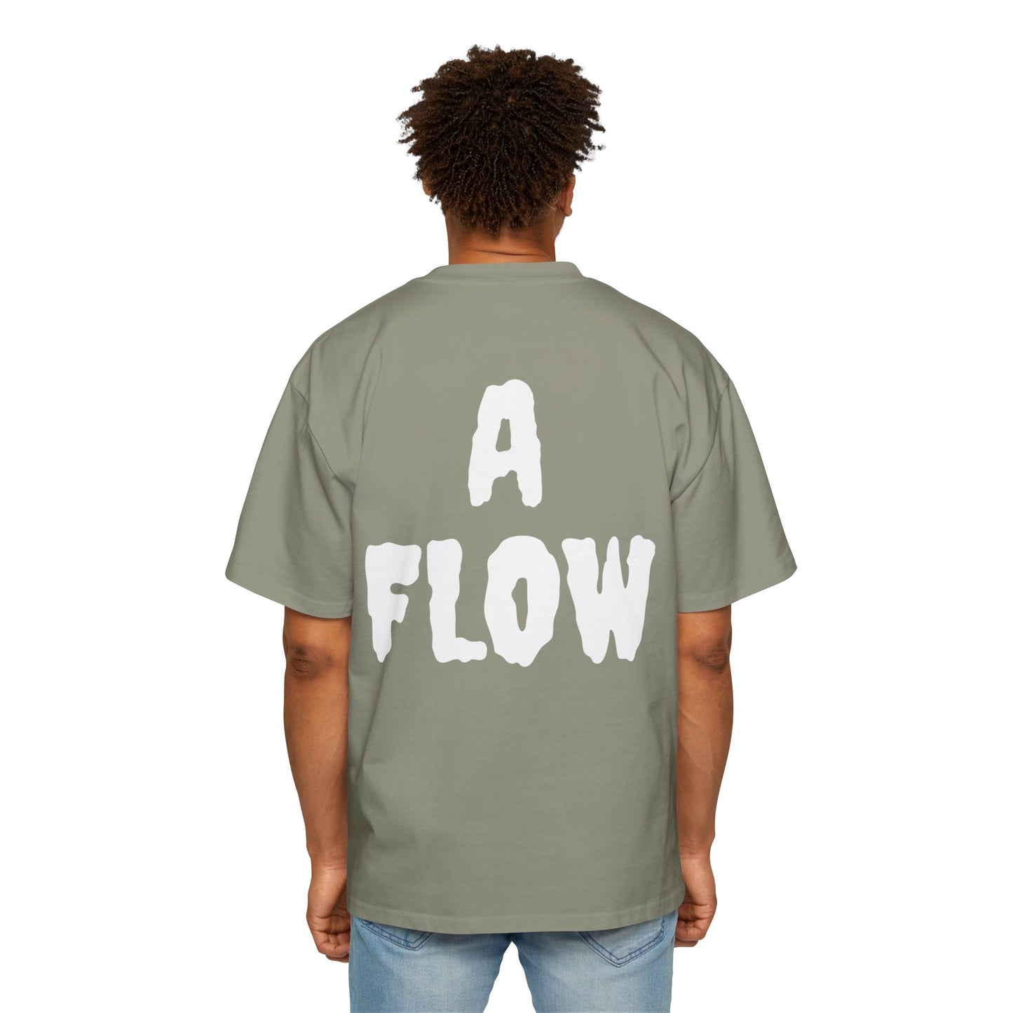 A FLOW T-Shirts blauwgroen (Eucalyptus)