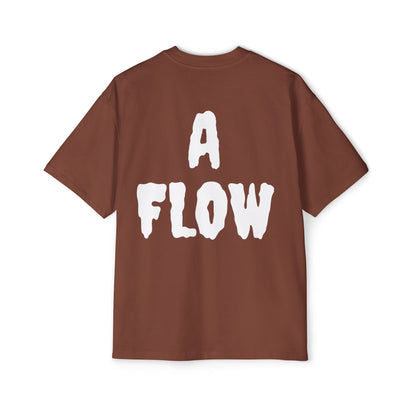 A FLOW T-Shirt Bordeaux rood