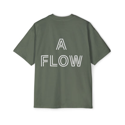 A FLOW T-Shirts groen dubbel